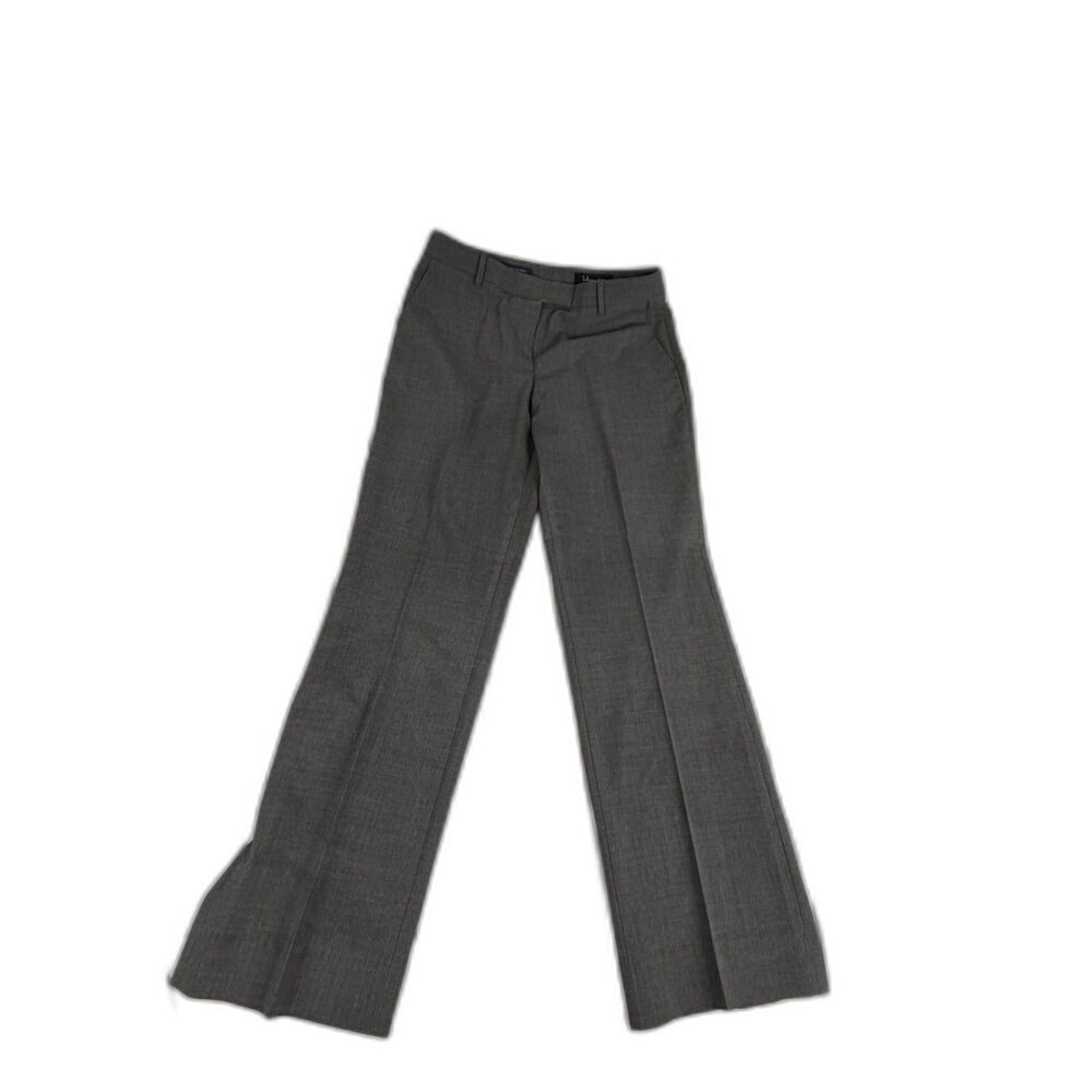Brooks Brothers Italian Wool Gray Dress Pants Women’s Wide Leg Trousers